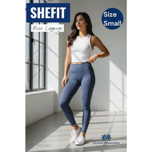 SHEFIT Small / 1Luxe Rush Blue Leggings High Waist Compression
